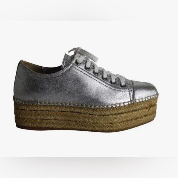 Platform lace up espadrilles. - Picture 4 of 4